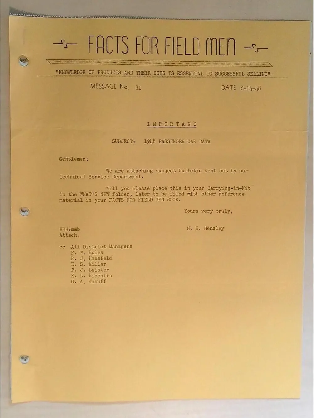 1948 Pure Oil Company 